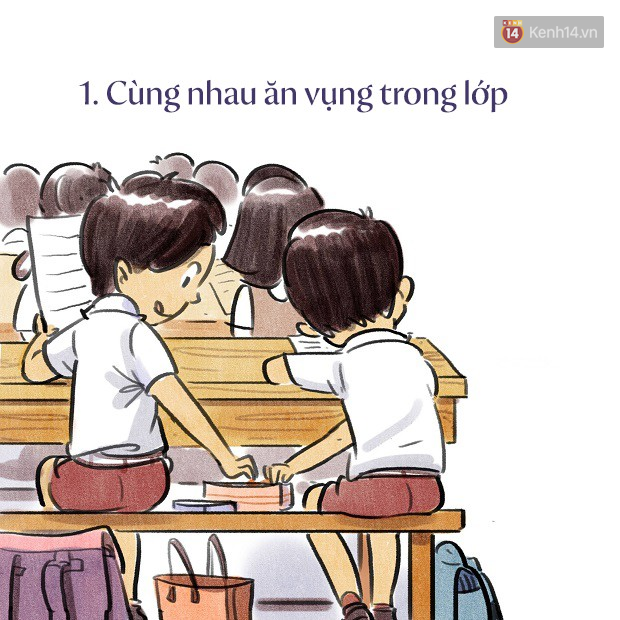 Bộ tranh dễ thương về tuổi học trò: cả một trời thanh xuân của bao thế hệ bỗng ùa về